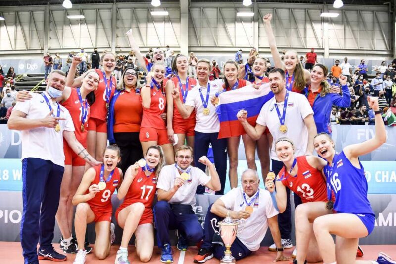 Волейболистки сборной России выиграли чемпионат мира U18. Виктория Кобзарь в символической сборной!