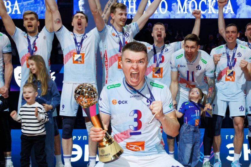«Динамо» – новый чемпион! Команда Брянского не отдала Казани ни одного матча